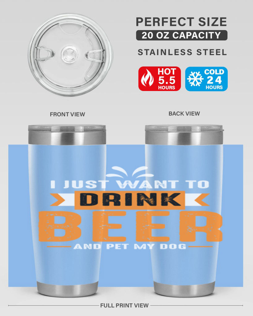 i just want drink beer 151#- beer- Tumbler