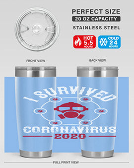 i survived coronavirus Style 32#- corona virus- Cotton Tank