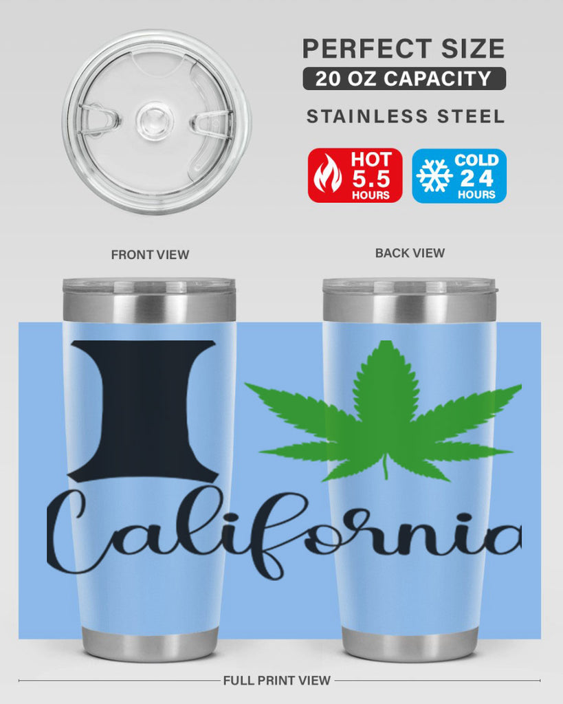 i weed california 133#- marijuana- Tumbler