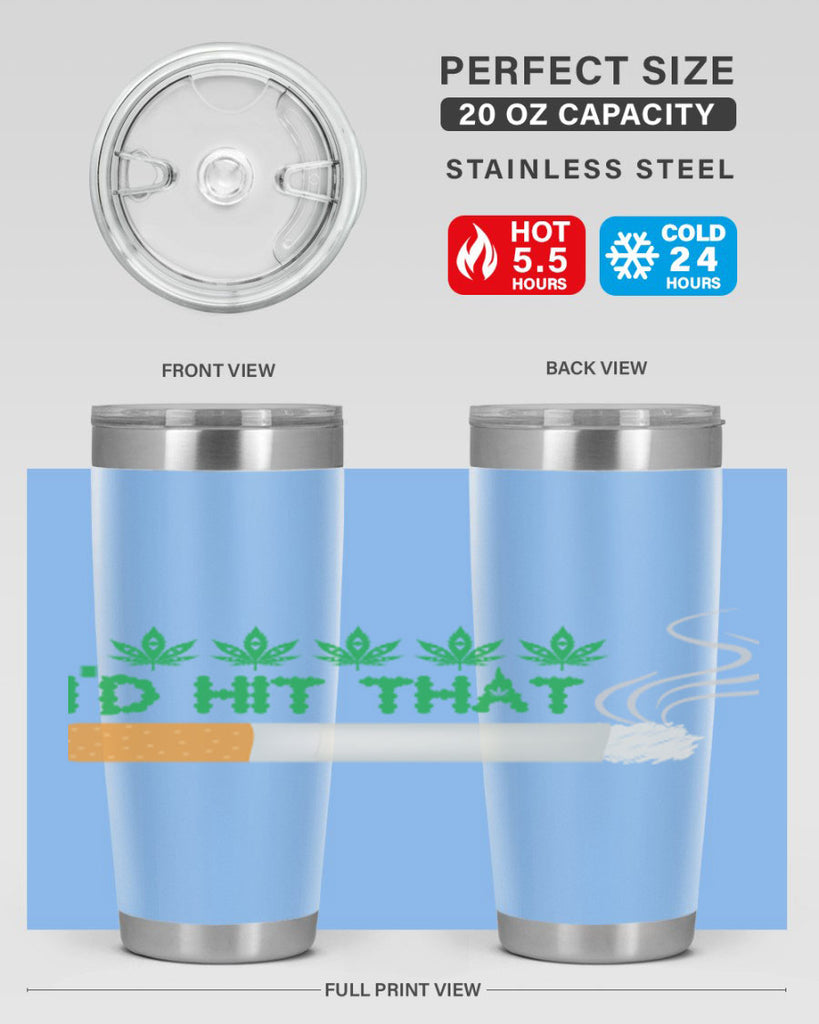 id hit that weed 142#- marijuana- Tumbler