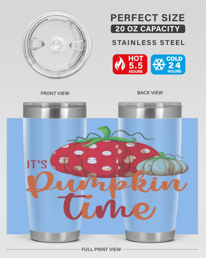 it s pumpkin time 368#- fall- Tumbler