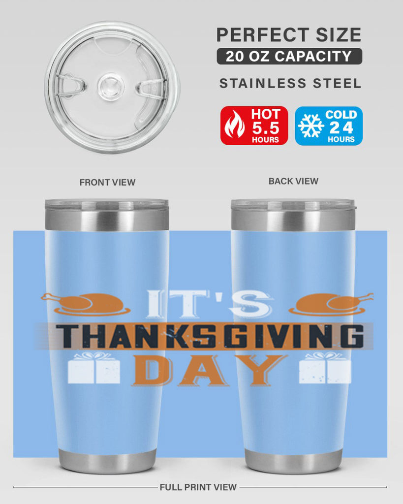 its thanksgiving day 26#- thanksgiving- Tumbler