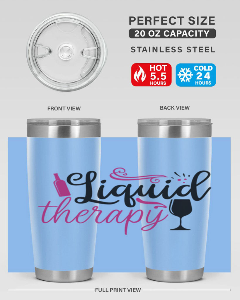 liquid therapy 185#- wine- Tumbler