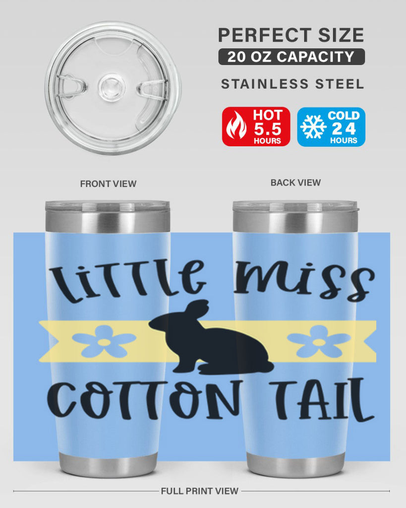 little miss cotton tail 17#- easter- Tumbler