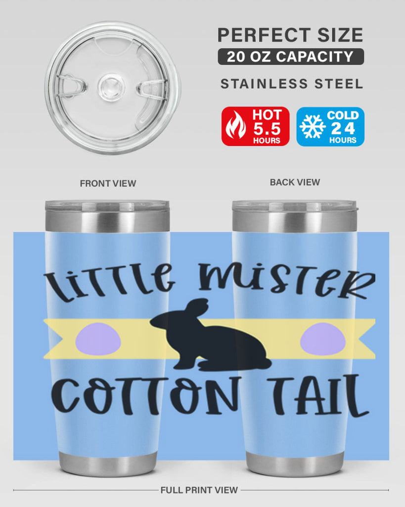 little mister cotton tail 16#- easter- Tumbler