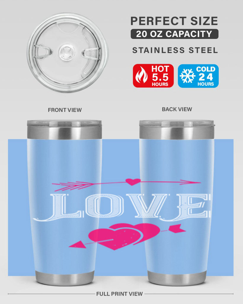 love 41#- valentines day- Tumbler