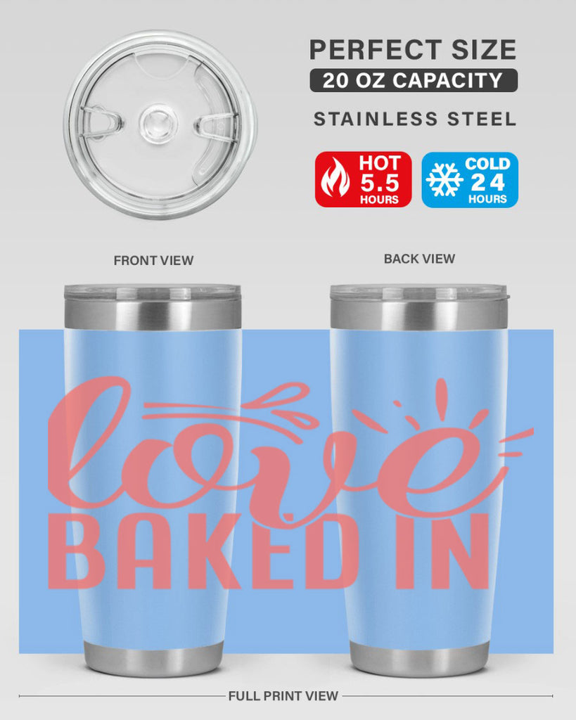 love baked in 13#- kitchen- Tumbler