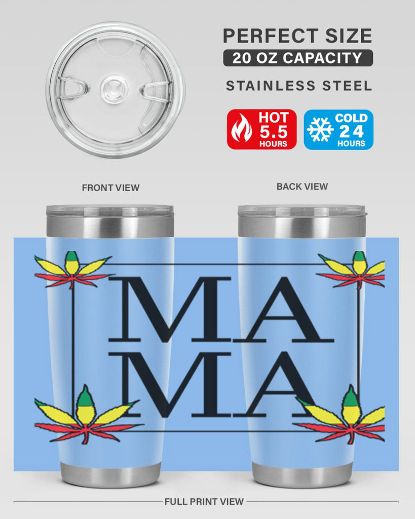 mama weed 197#- marijuana- Tumbler