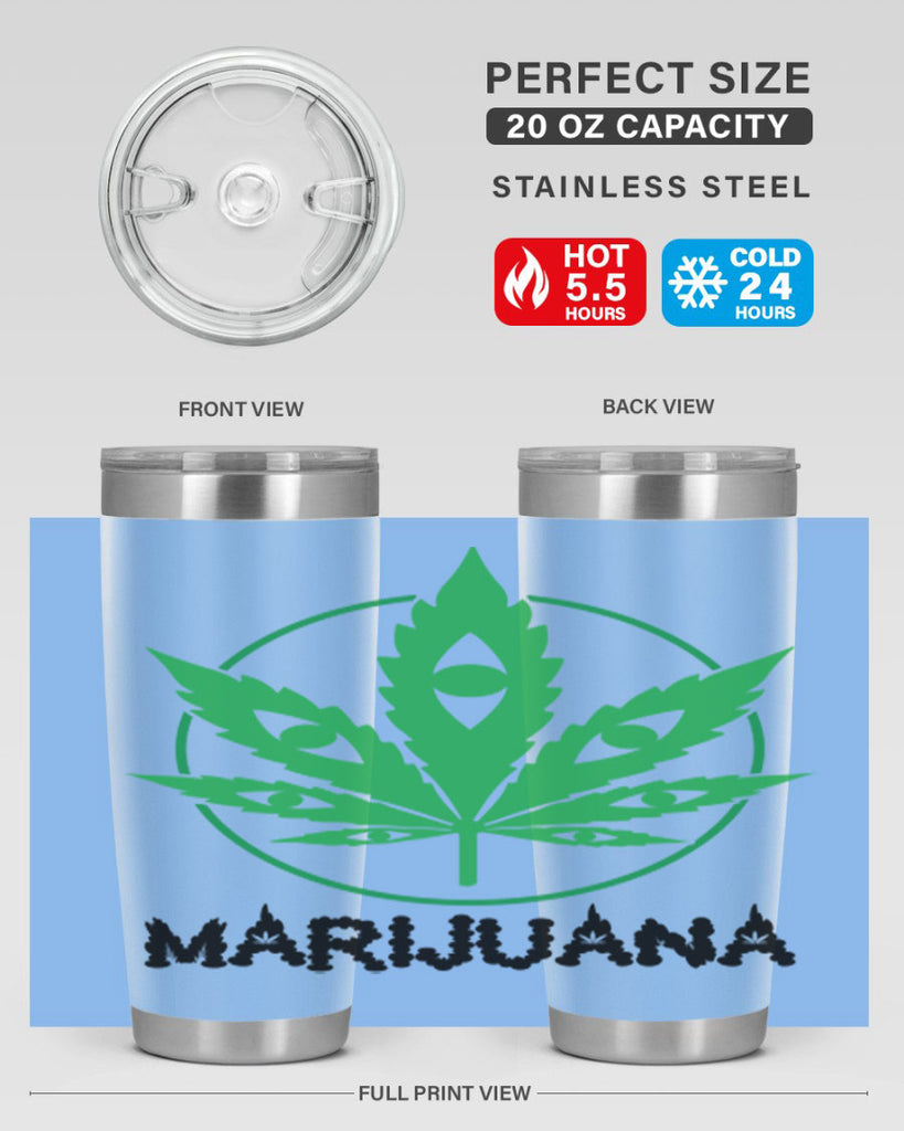 marijuana 198#- marijuana- Tumbler