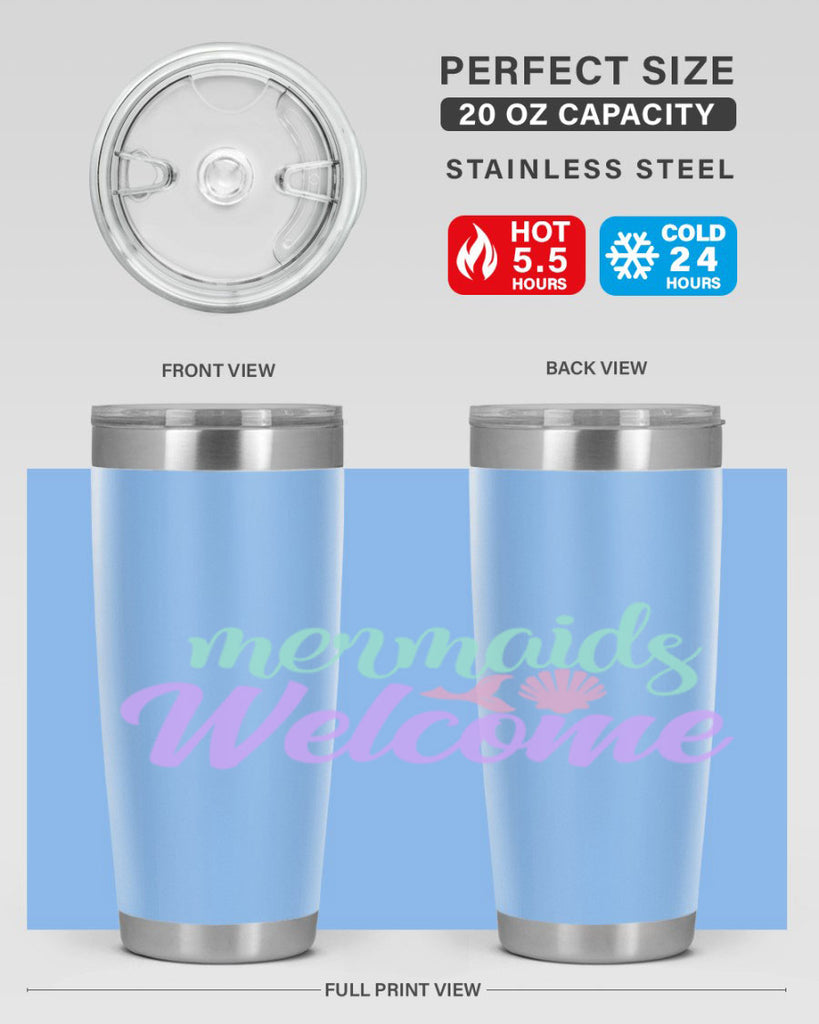 mermaids welcome 6#- mermaid- Tumbler