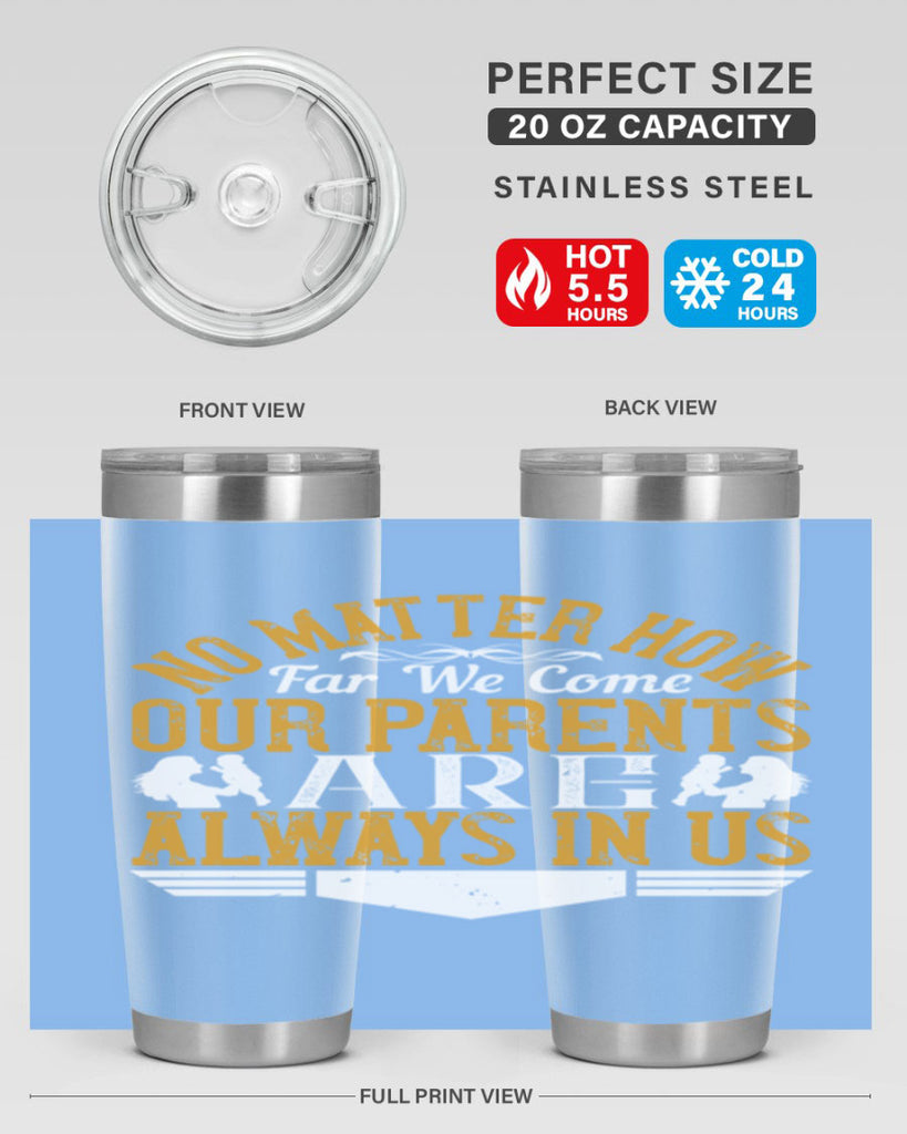 no matter how far we come our parents are always in us 34#- Parents Day- Tumbler