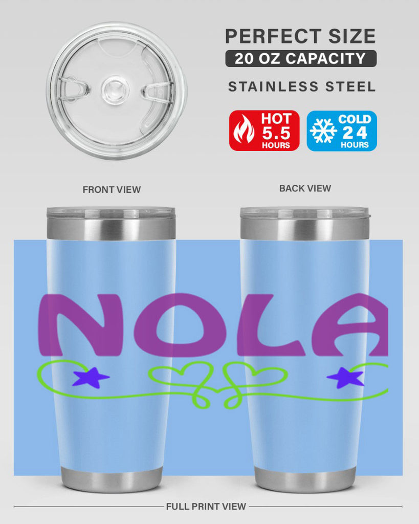 nola 5#- mardi gras- Tumbler