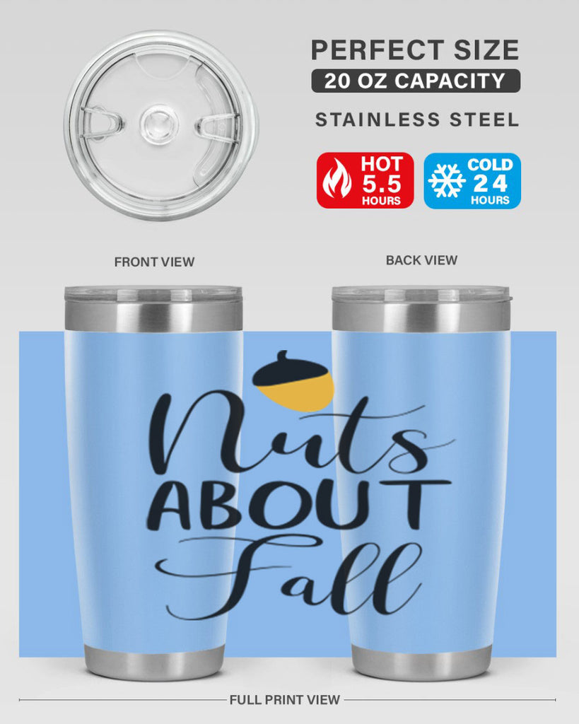 nuts about fall 445#- fall- Tumbler
