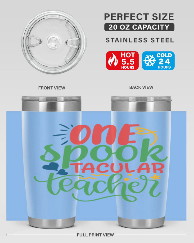 one spook tacular teacher Style 159#- teacher- tumbler