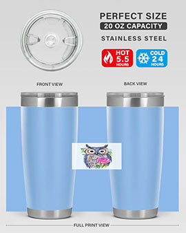 owl 13#- owl- Tumblers