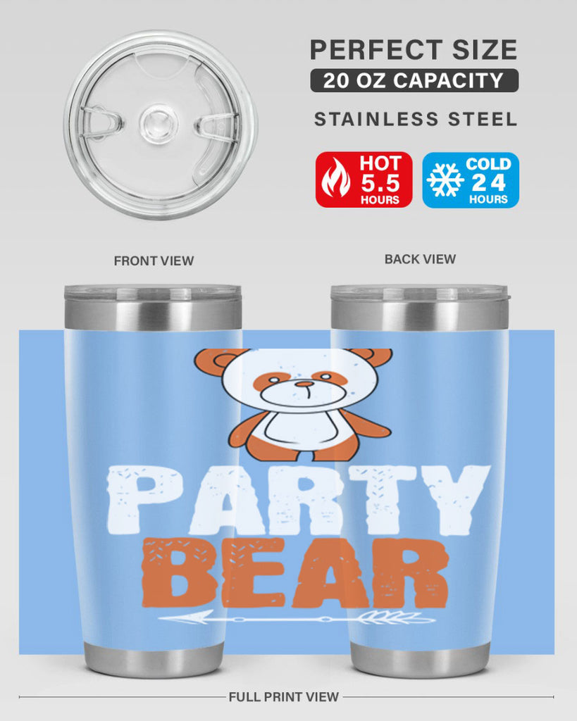 party bear 25#- Bears- Tumbler