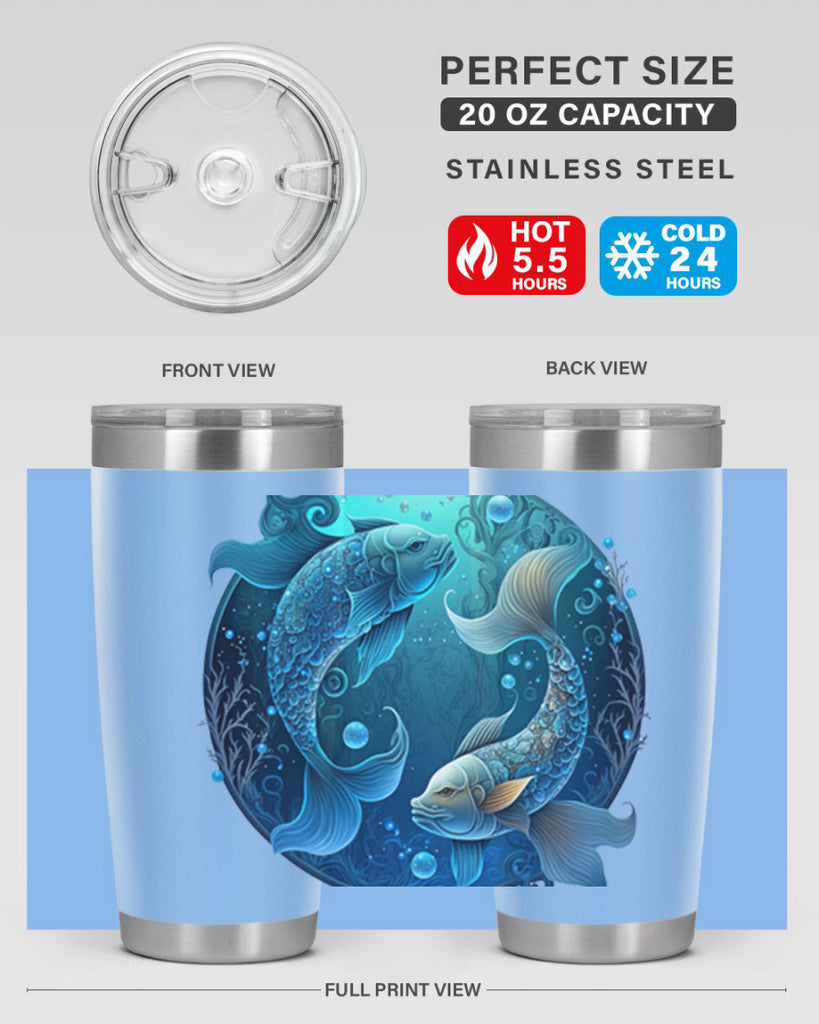 pisces 364#- zodiac- Tumbler