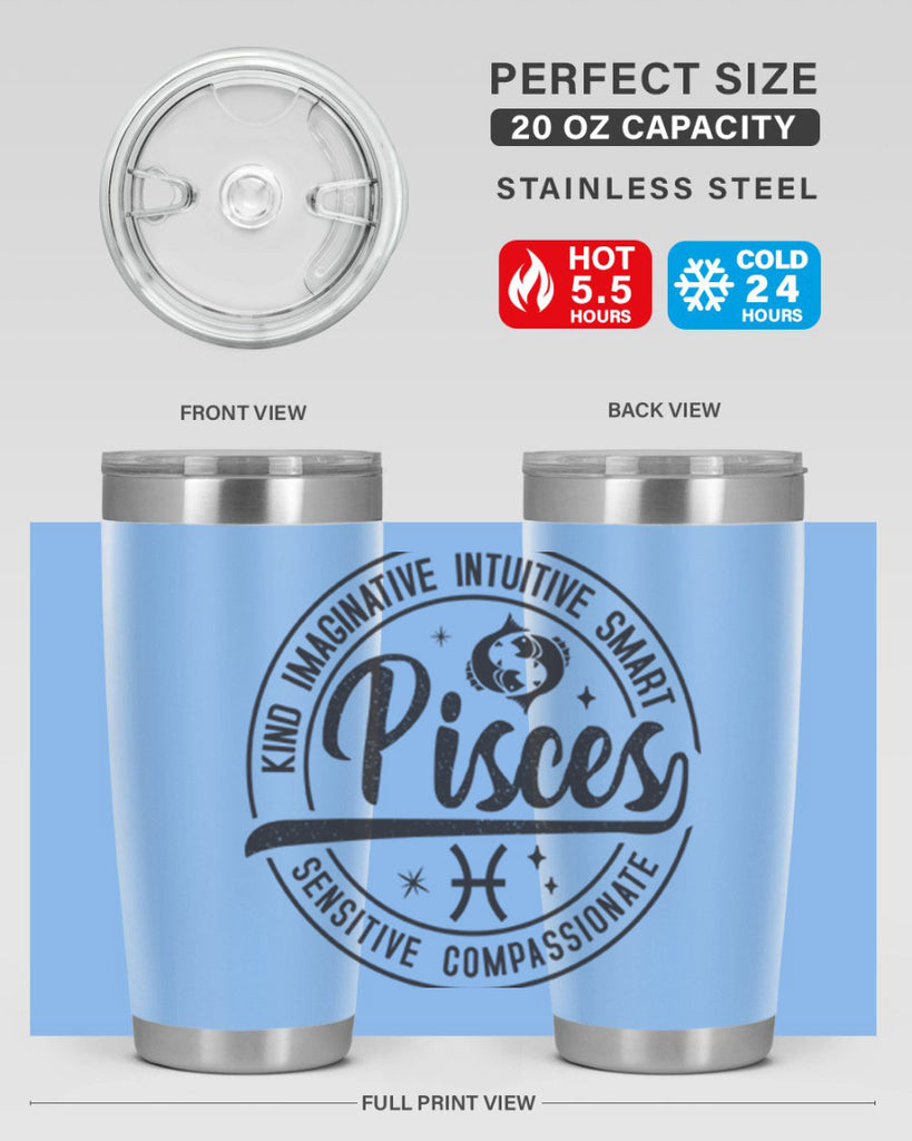 pisces 373#- zodiac- Tumbler