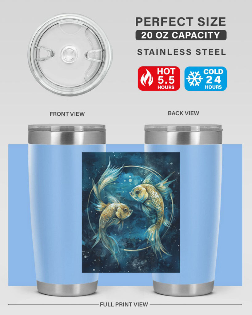 pisces 53#- zodiac- Tumbler