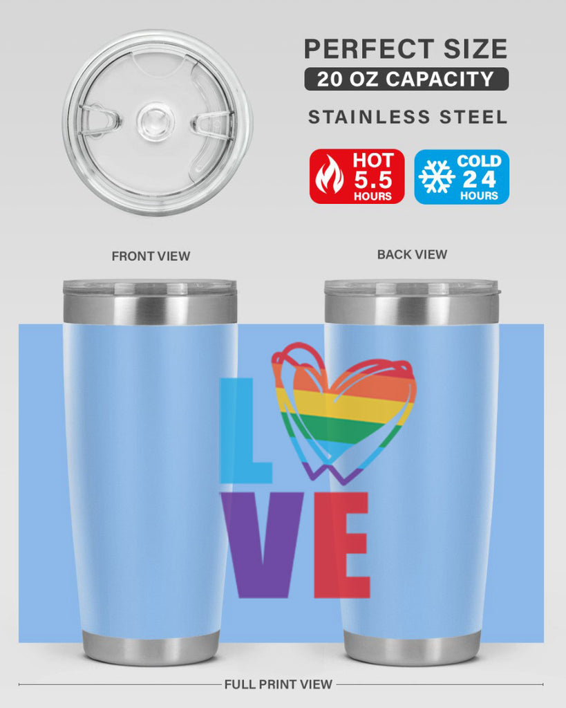 pride love heart 64#- lgbt- Tumbler