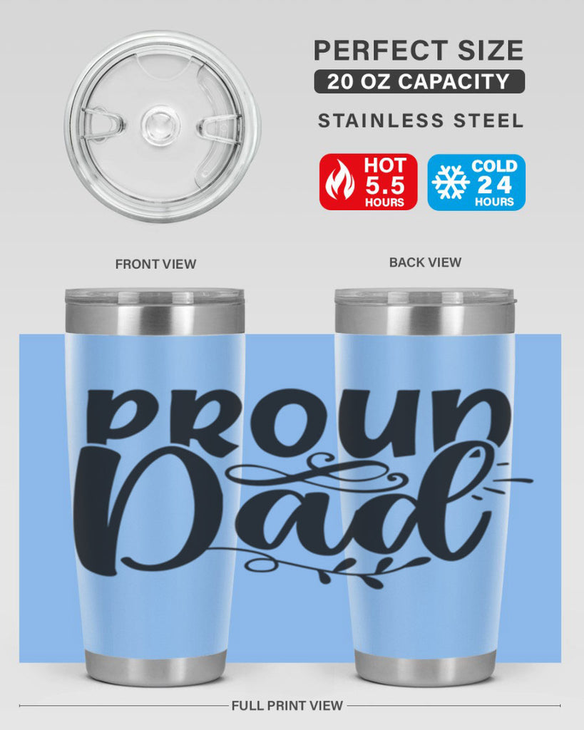 proud dad 71#- dad- Tumbler