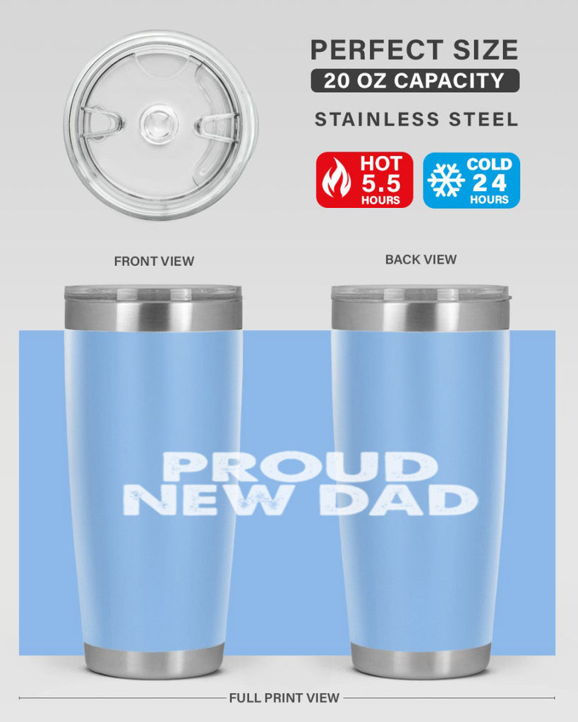 proud new dad 69#- dad- Tumbler