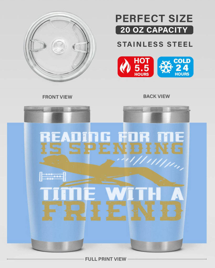 reading for me is spending time with a friend 19#- reading- Tumbler