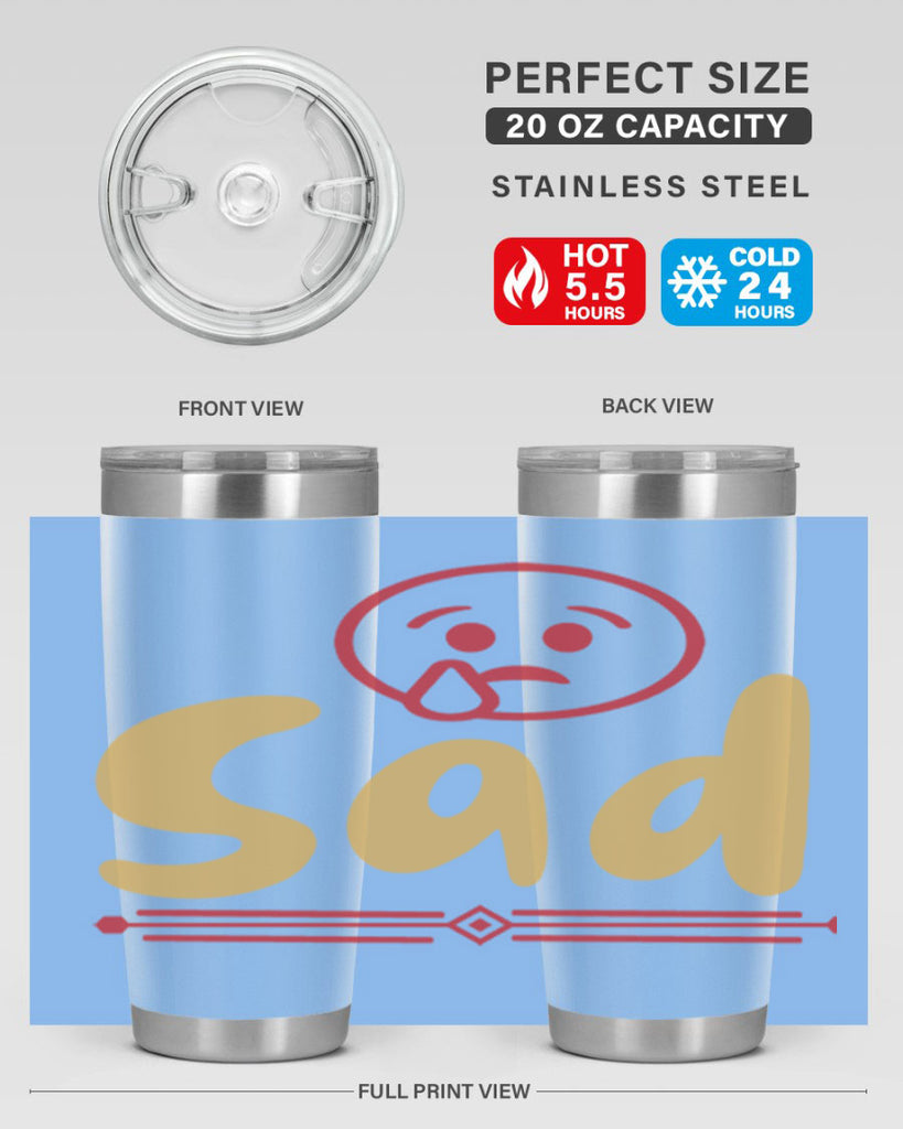 sad 6#- fathers day- Tumbler