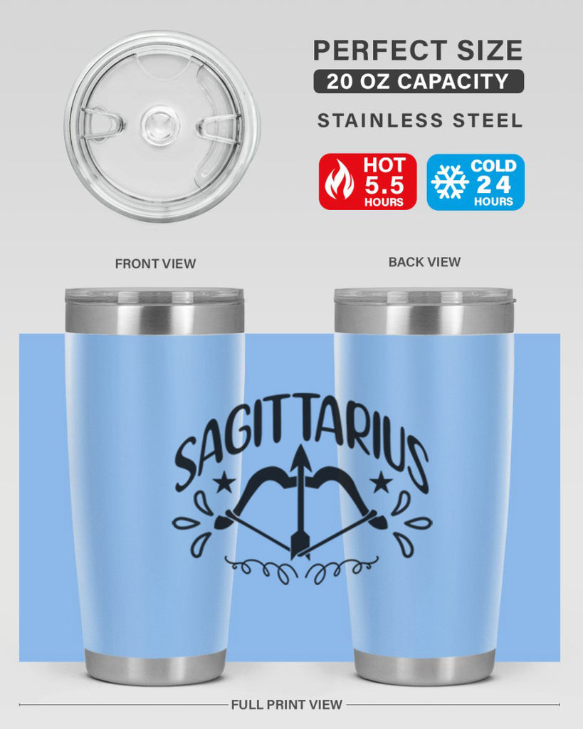 sagittarius 410#- zodiac- Tumbler