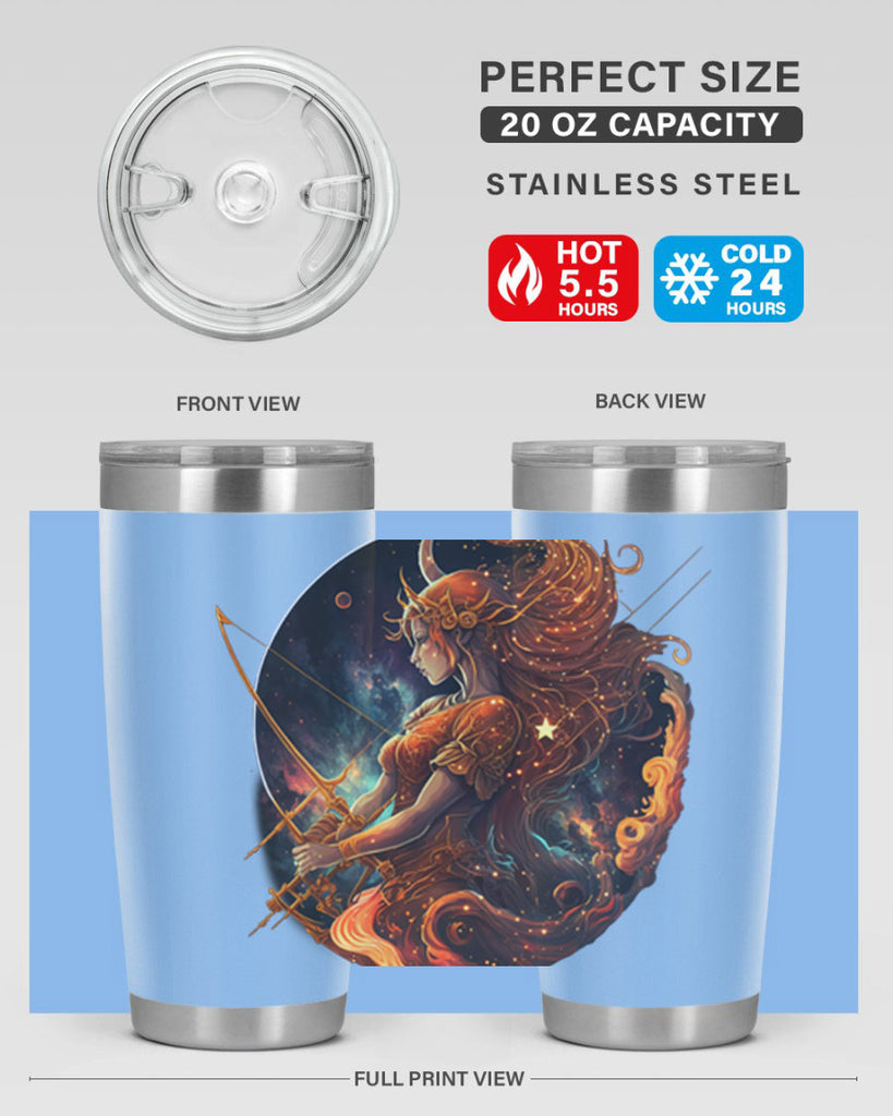 sagittarius 417#- zodiac- Tumbler