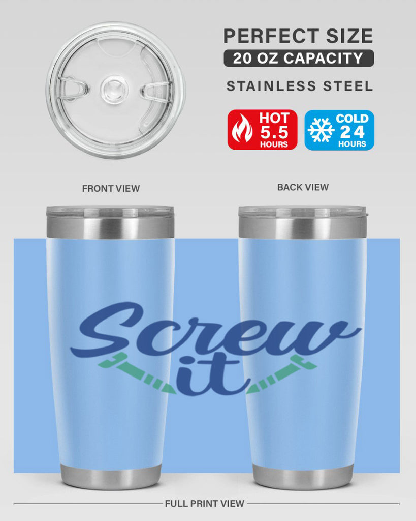 screw it 168#- wine- Tumbler