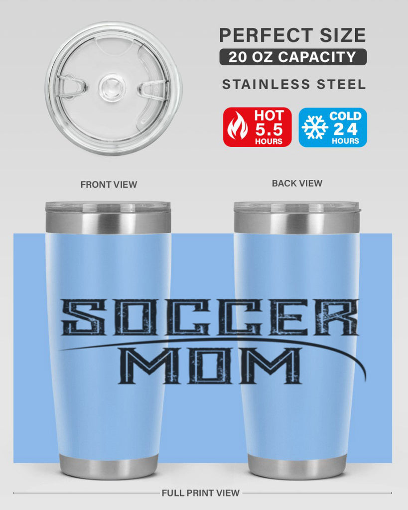 soccer mom 67#- mom- Tumbler