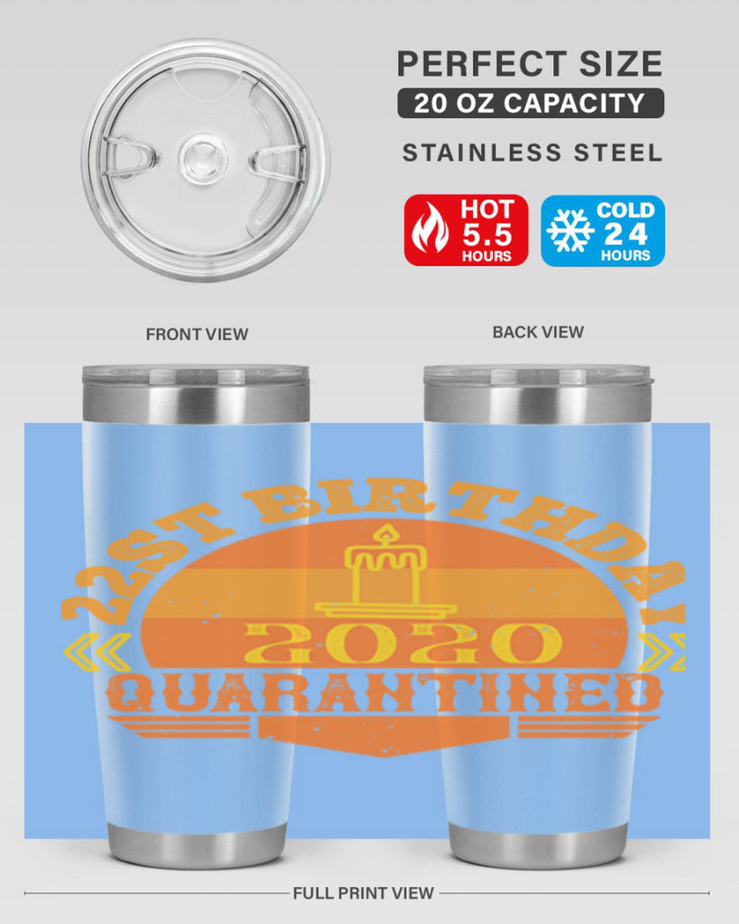st birthday quarantined 274#- fathers day- Tumbler
