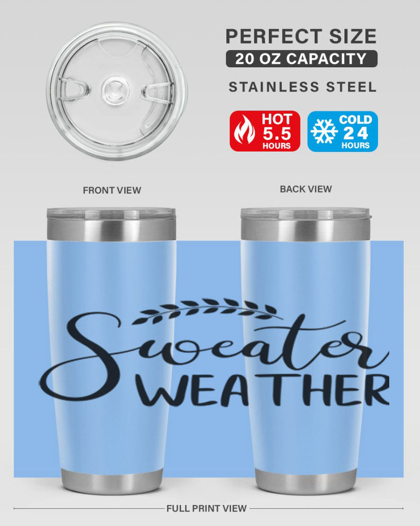 sweater weather 582#- fall- Tumbler