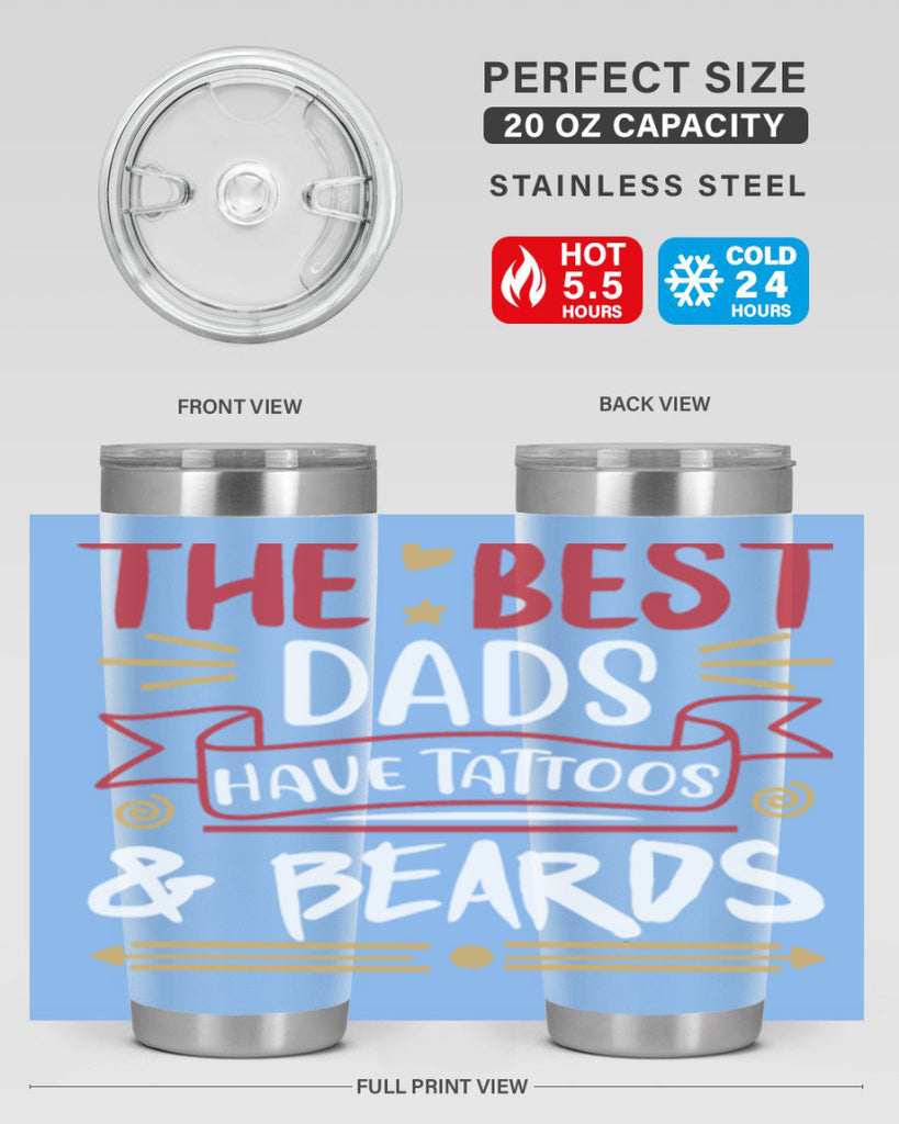 the best dads have tattoos beards 3#- fathers day- Tumbler