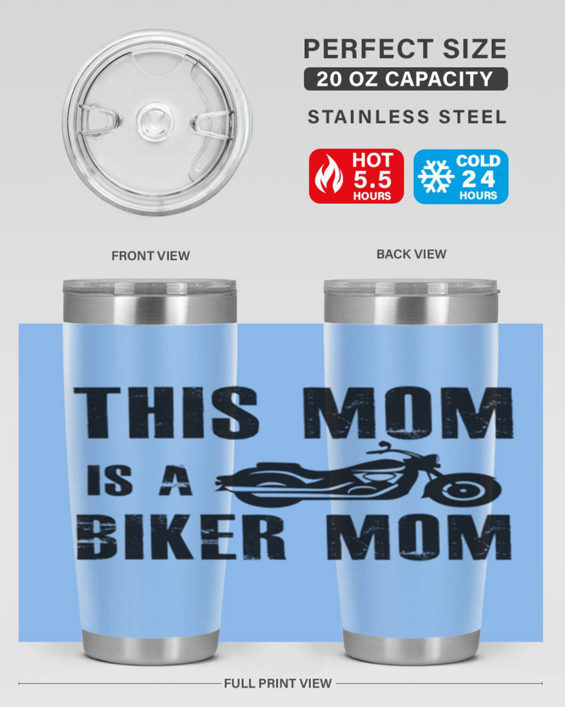 this mom is a biker mom 35#- mom- Tumbler