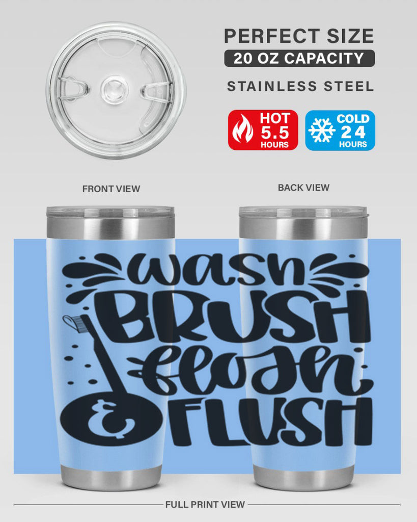 wash brush flosh flush 9#- bathroom- Tumbler