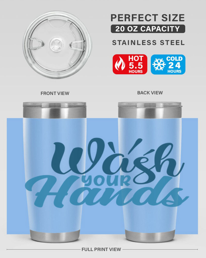 wash your hands 52#- bathroom- Tumbler
