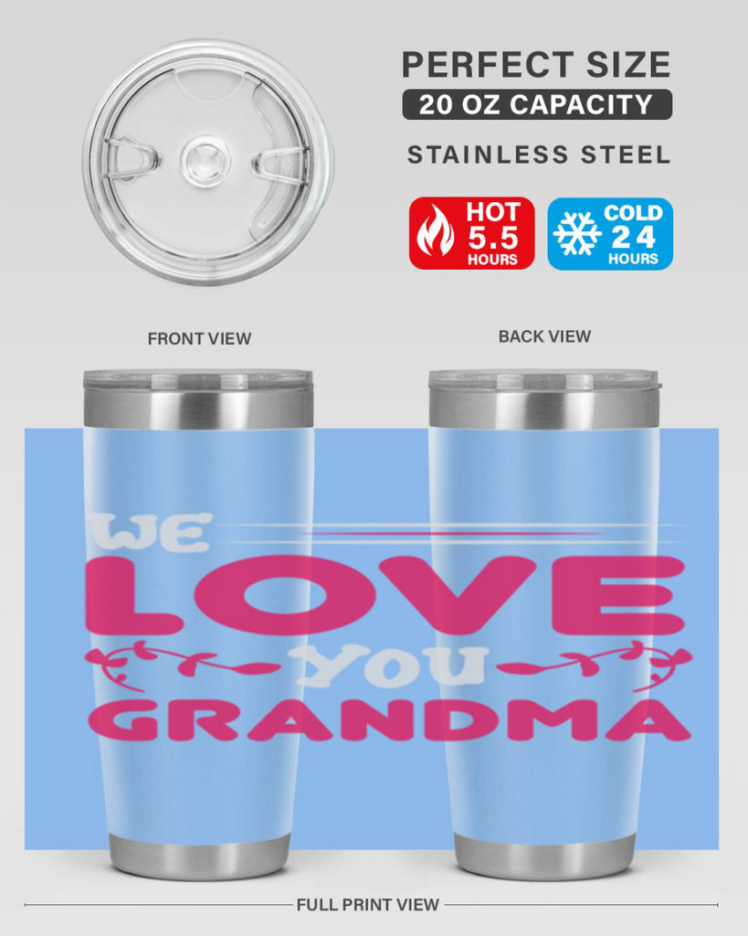 we love you grandma 27#- mom- Tumbler