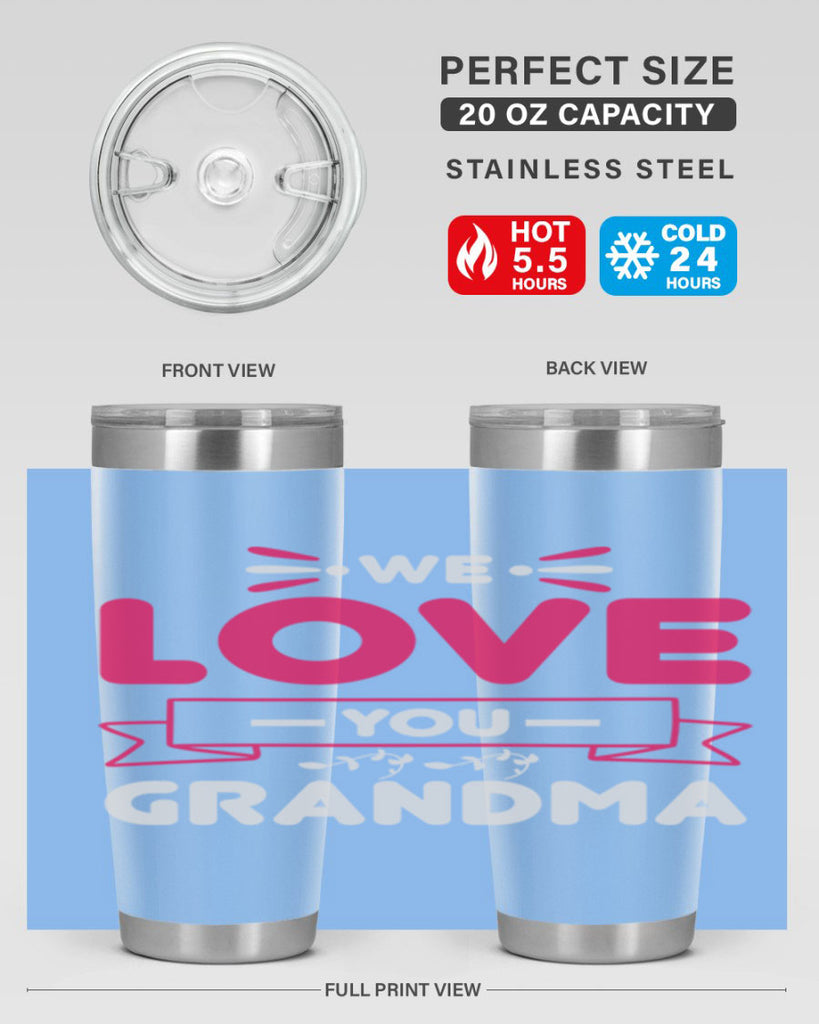 we love you grandma 28#- mom- Tumbler