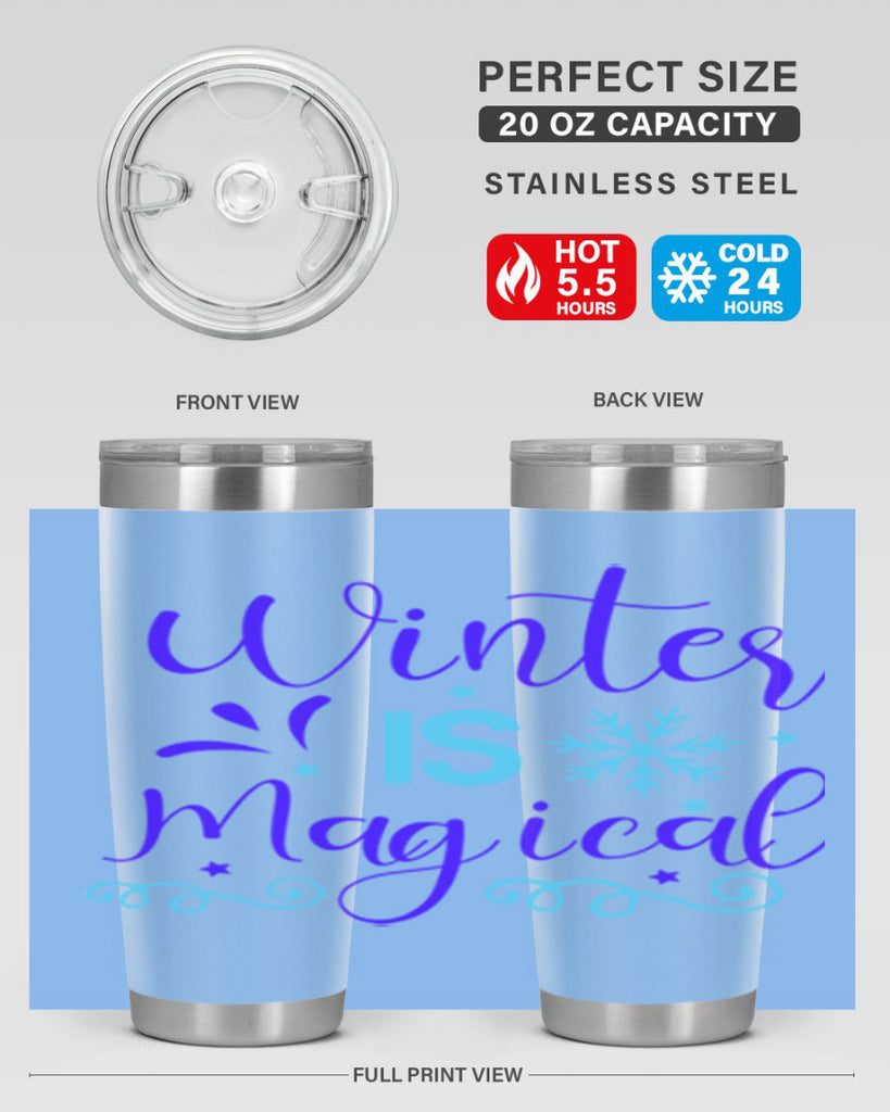 winter is magical 510#- winter- Tumbler