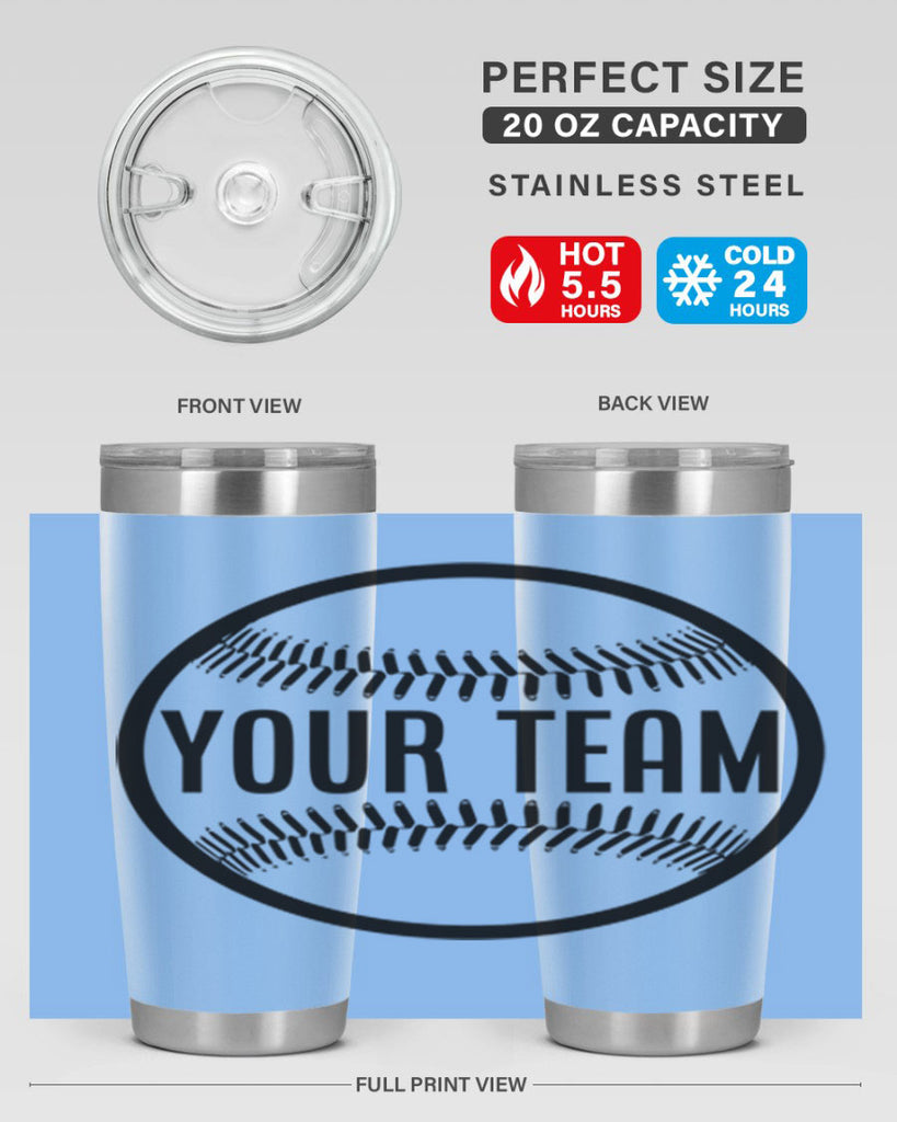 your team 2270#- softball- Tumbler