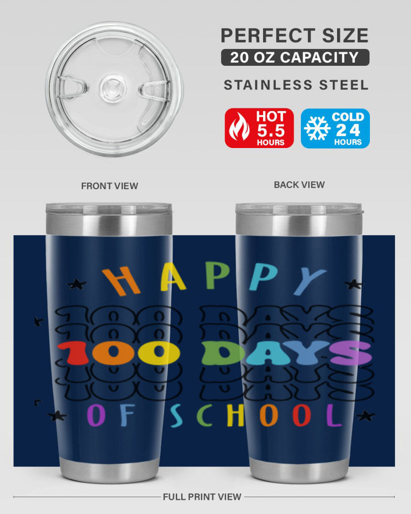 100 days of school Sublimation 33#- 100 days of school- Tumbler