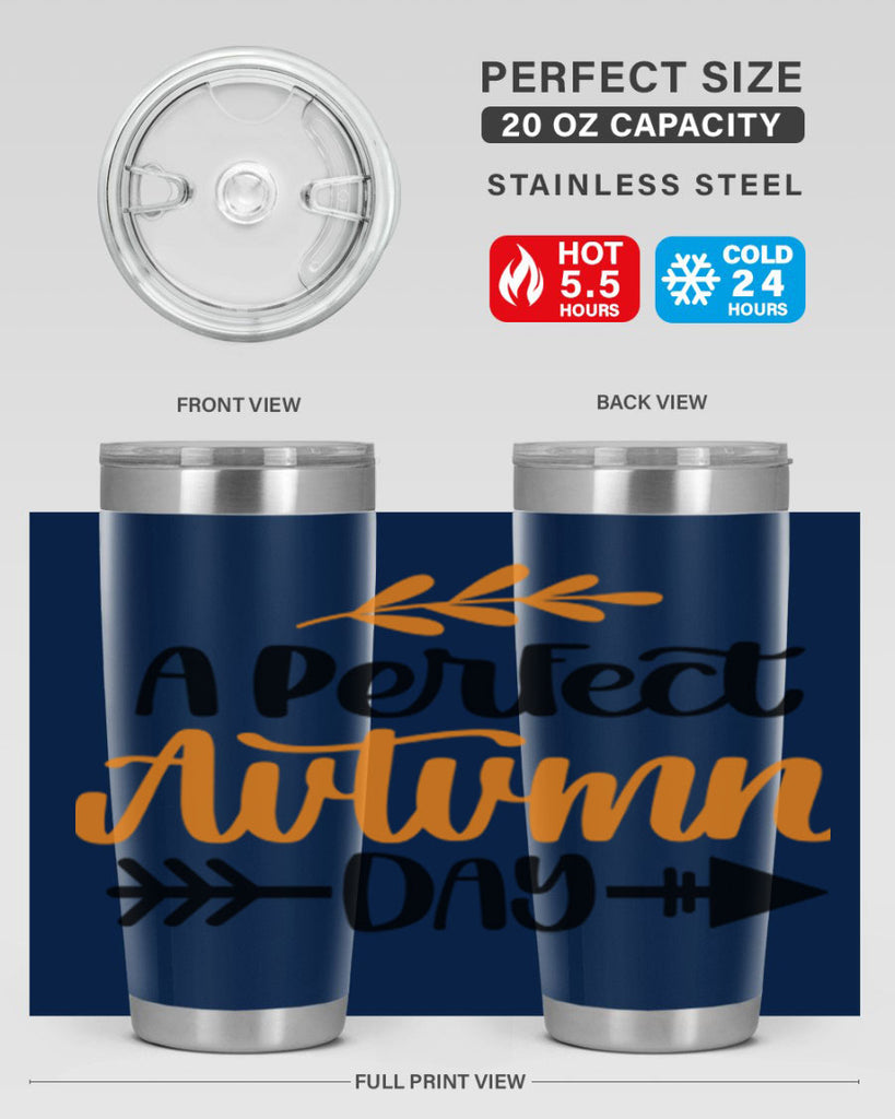 A Perfect Autumn Day 470#- fall- Tumbler