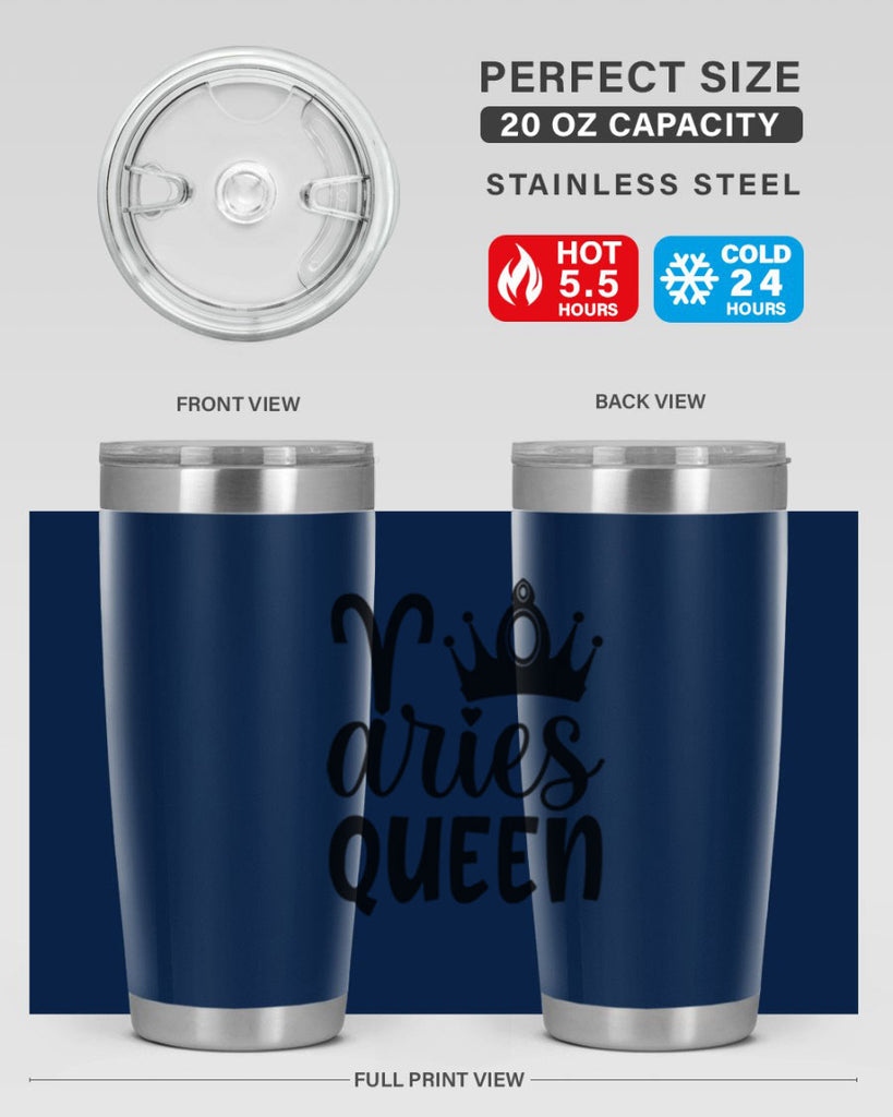 Aries queen 118#- zodiac- Tumbler
