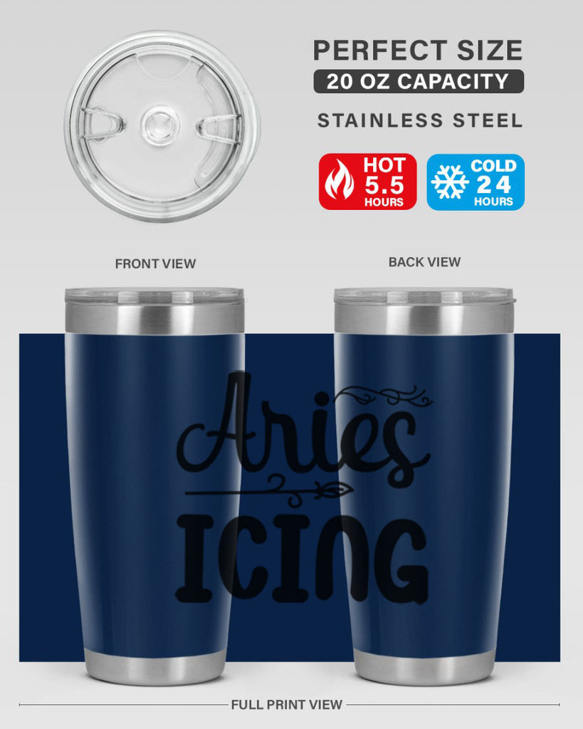 Ariesicing 106#- zodiac- Tumbler