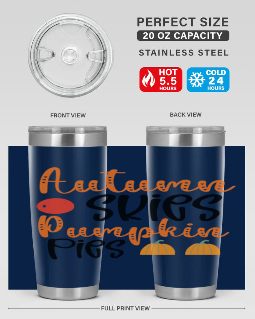 Autumn Skies Pumpkin Pies 30#- fall- Tumbler