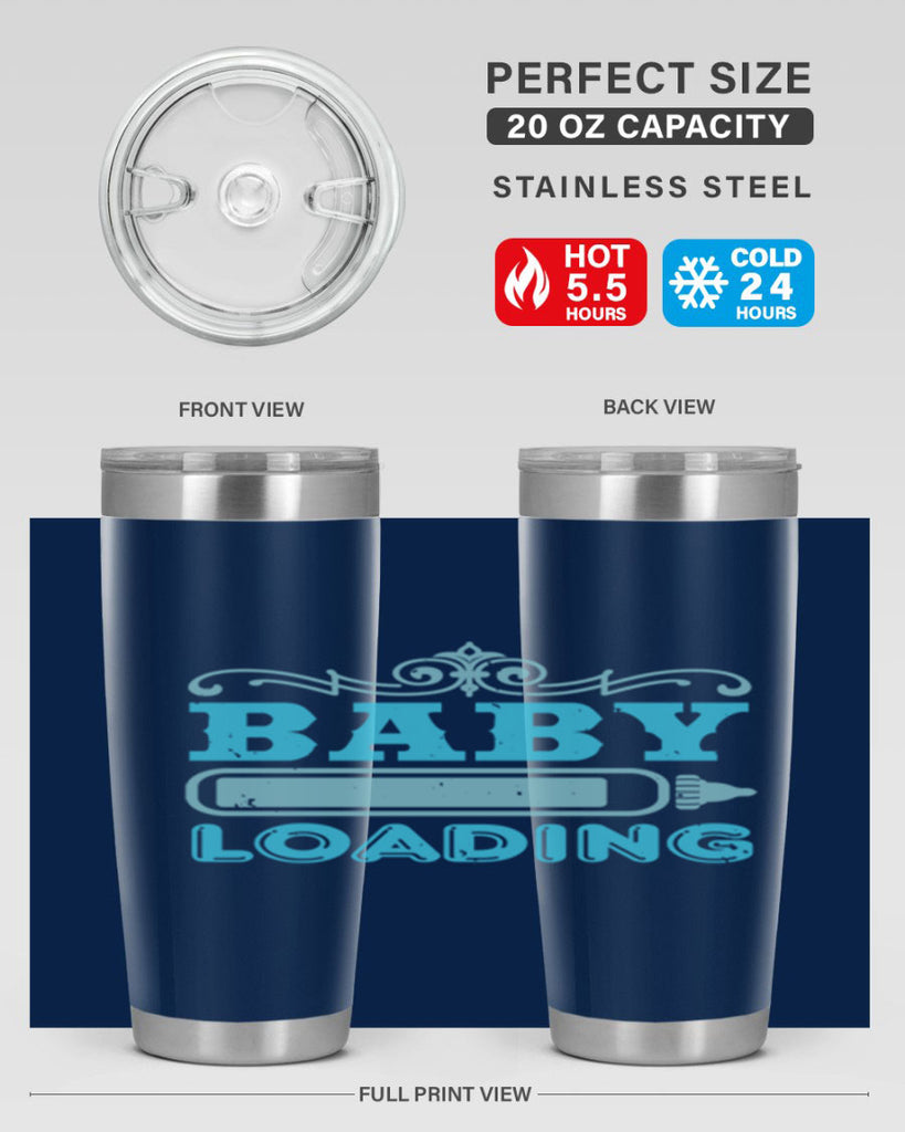 Baby Loading Style 49#- baby shower- tumbler