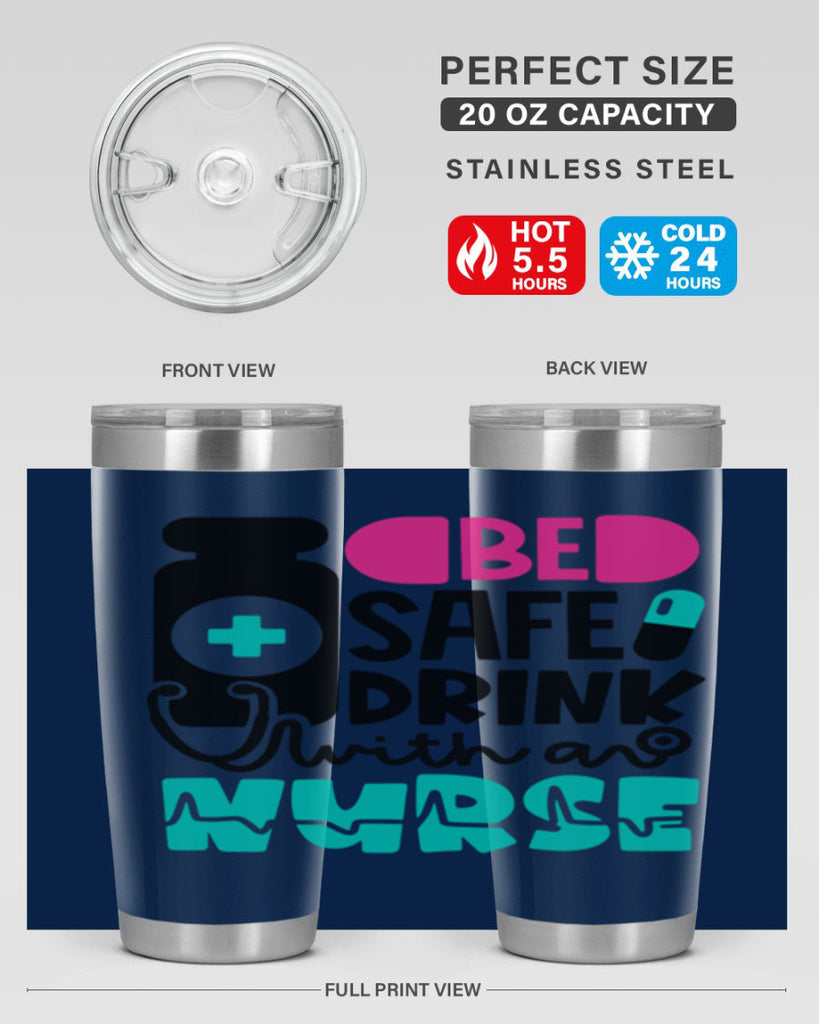 Be Safe Drink With An Nurse Style Style 222#- nurse- tumbler