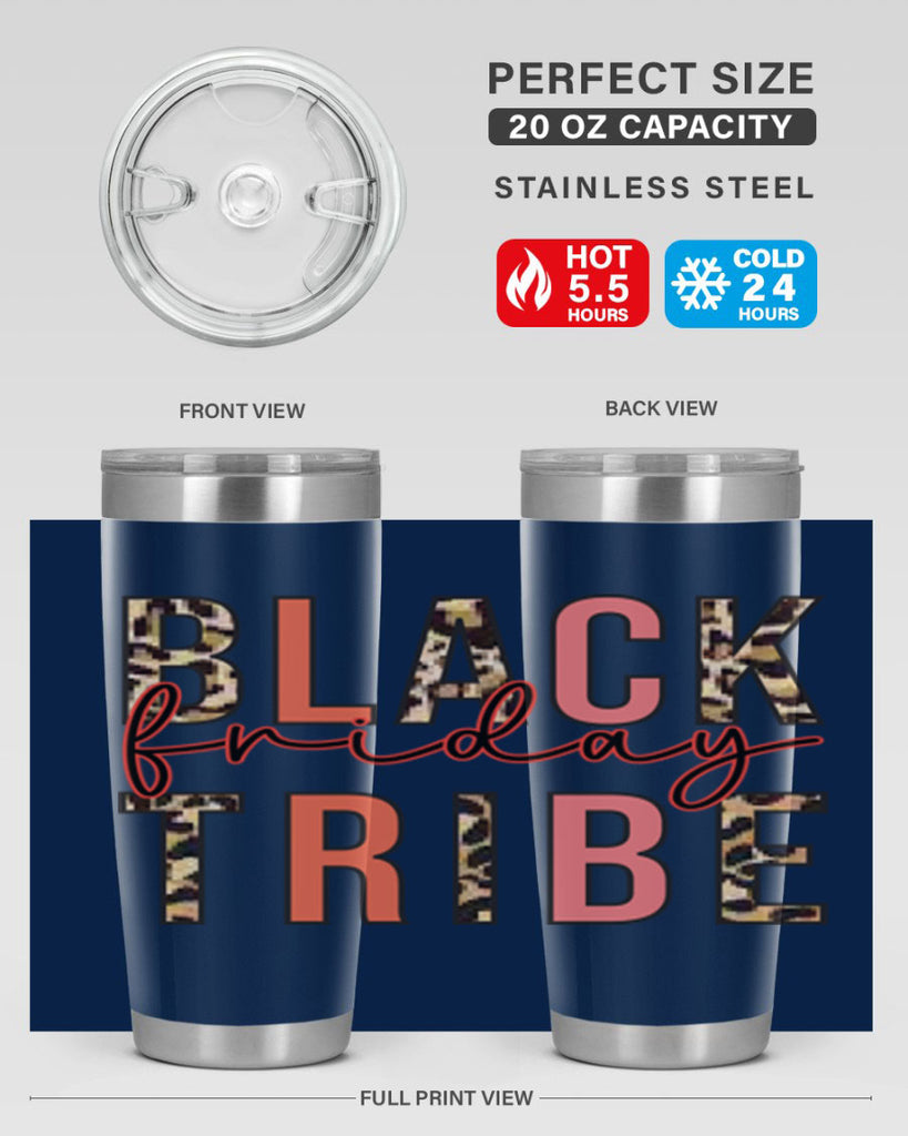 Black friday tribe 46#- fall- Tumbler